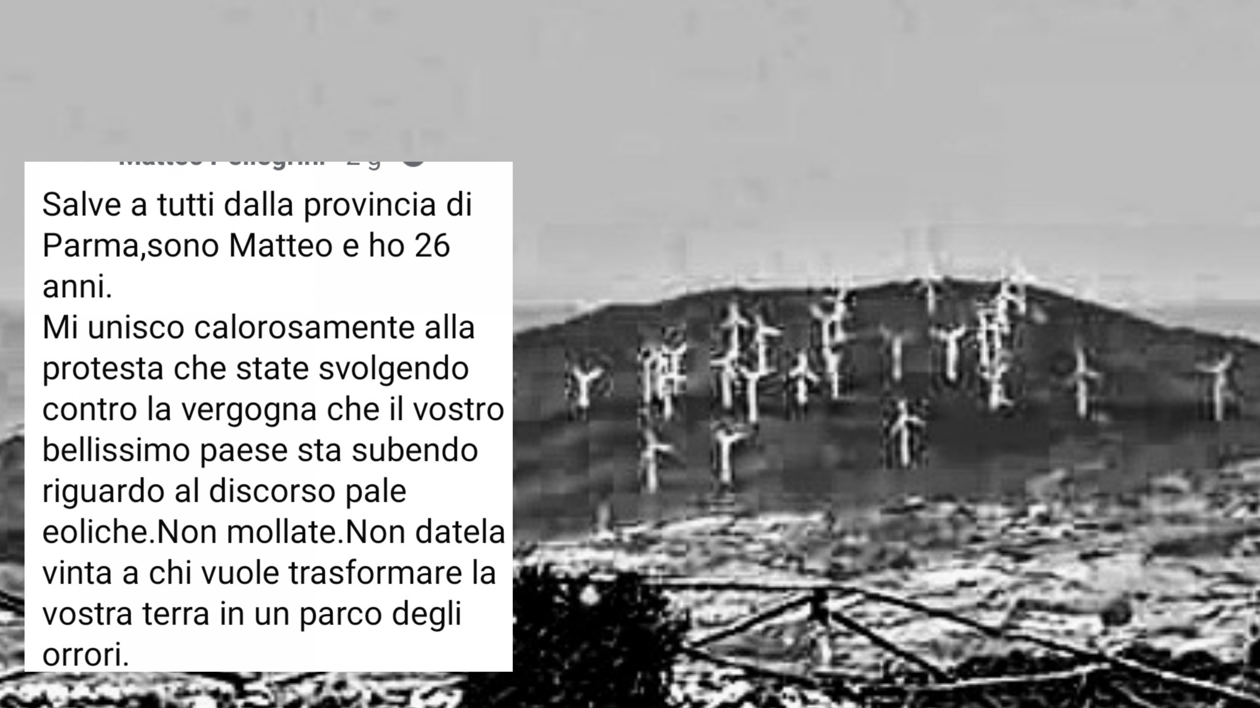 Dal resto d’Italia la solidarietà a chi protesta contro la speculazione energetica