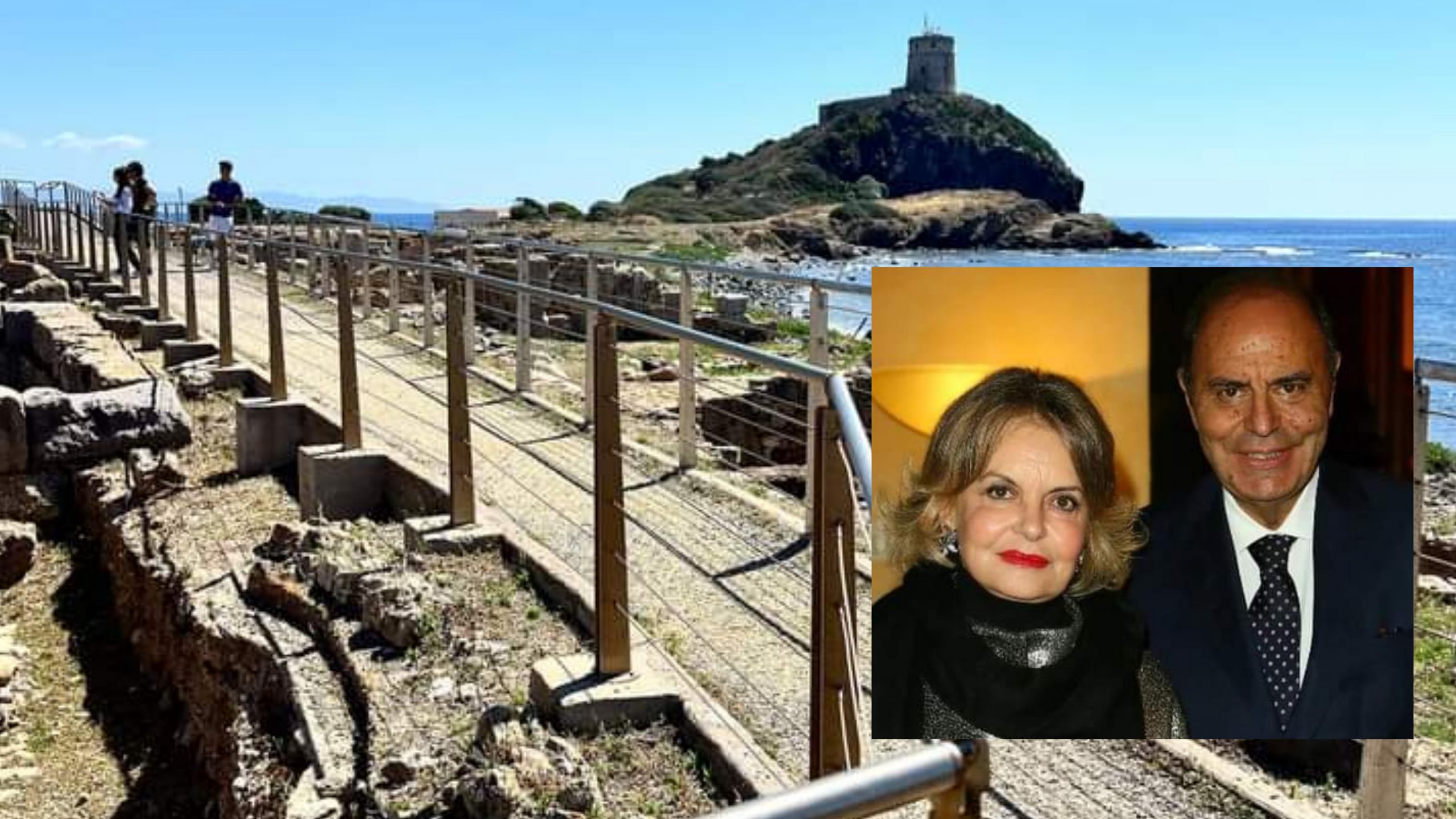 Pula, Bruno Vespa in visita a Nora