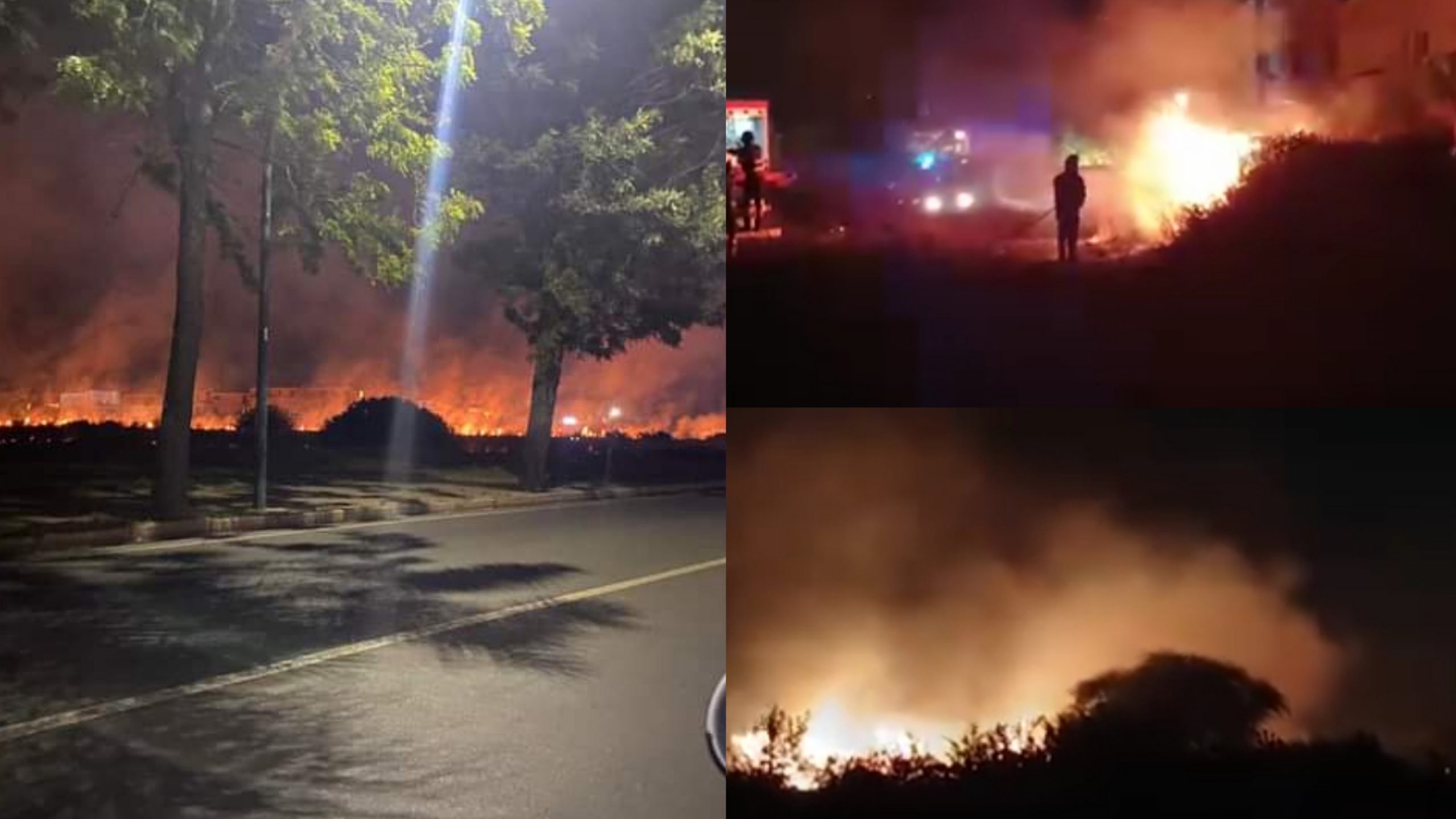 Incubo fuoco, notte di paura fra Monserrato e Selargius: caccia ai maledetti piromani