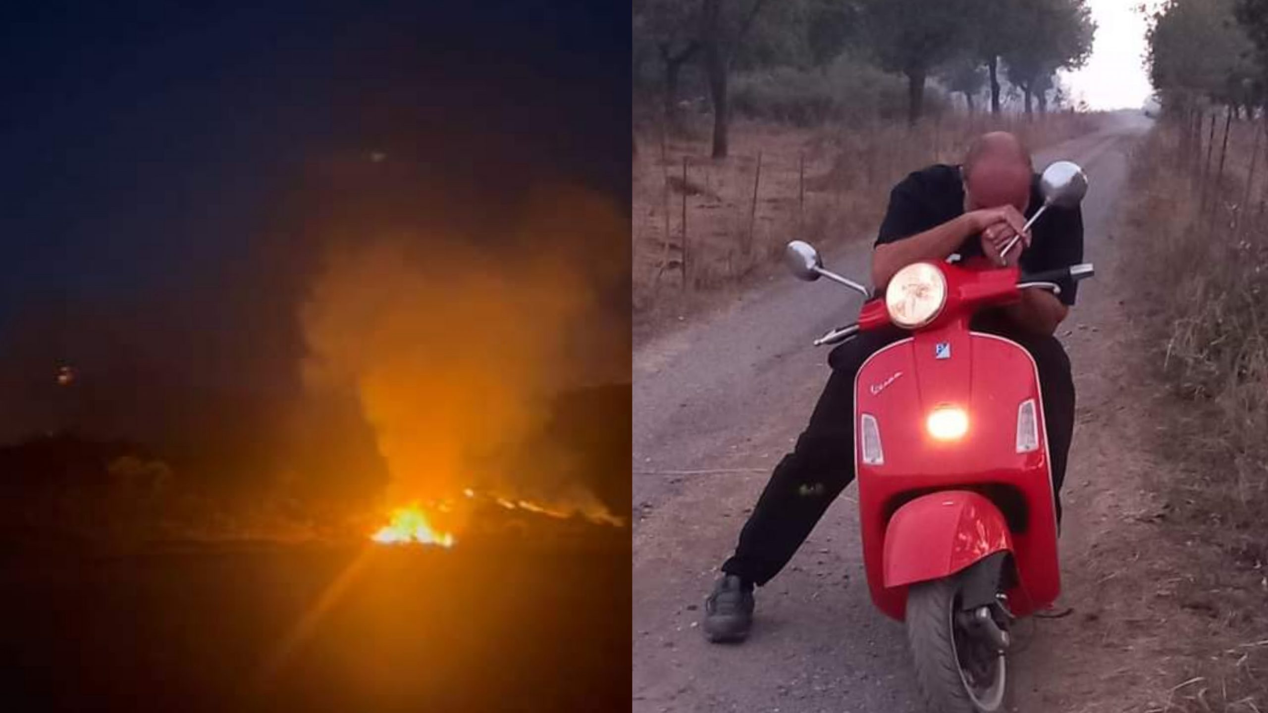 Bonorva, le lacrime del sindaco davanti alla terra che brucia