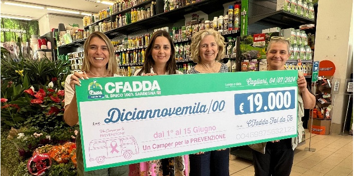 CFadda e i suoi clienti: un nuovo traguardo per la raccolta fondi “Un camper per la prevenzione”