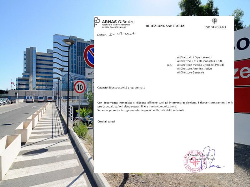 Il Brotzu rimane sbarrato a Cagliari dopo il lungo blackout, presi d’assalto il Policlinico e Ss. Trinità