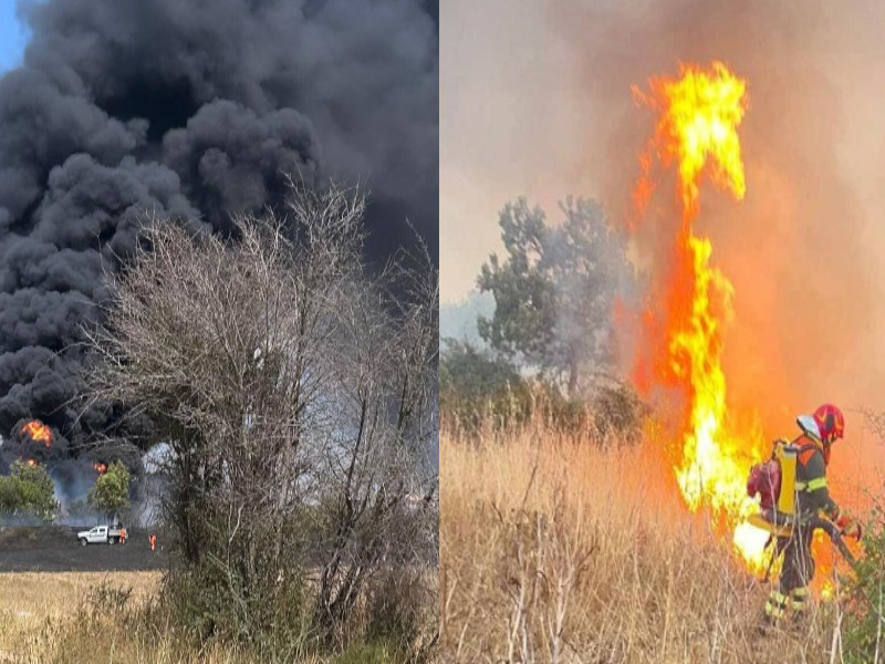 Sardegna flagellata dagli incendi, il fuoco distrugge boschi e un’officina a Senorbì: pompieri intossicati all’ospedale