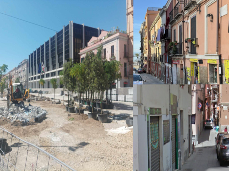 Cagliari, la grande beffa della Marina e con Zedda il cantiere sarà più lungo: minimarket e cocktail bar in vendita