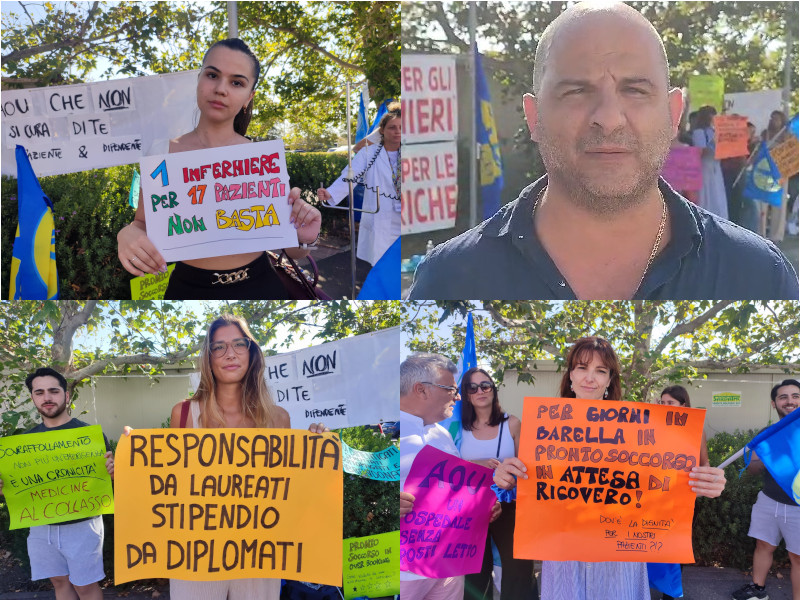 Monserrato, l’sos degli infermieri del Policlinico: “Siamo al collasso, le liste d’attesa non si abbattono con le prestazioni aggiuntive”