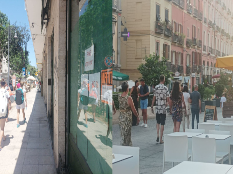 A Cagliari negozi specializzati e di abbigliamento “mangiati” dal food: aprono nuove pizzerie e poke bowl
