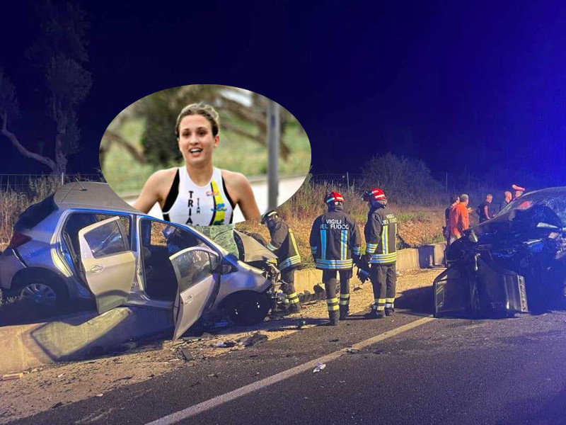 Lacrime a Cagliari per Paola Sanna, la triatleta e futura ingegnera morta nello schianto frontale di Alghero