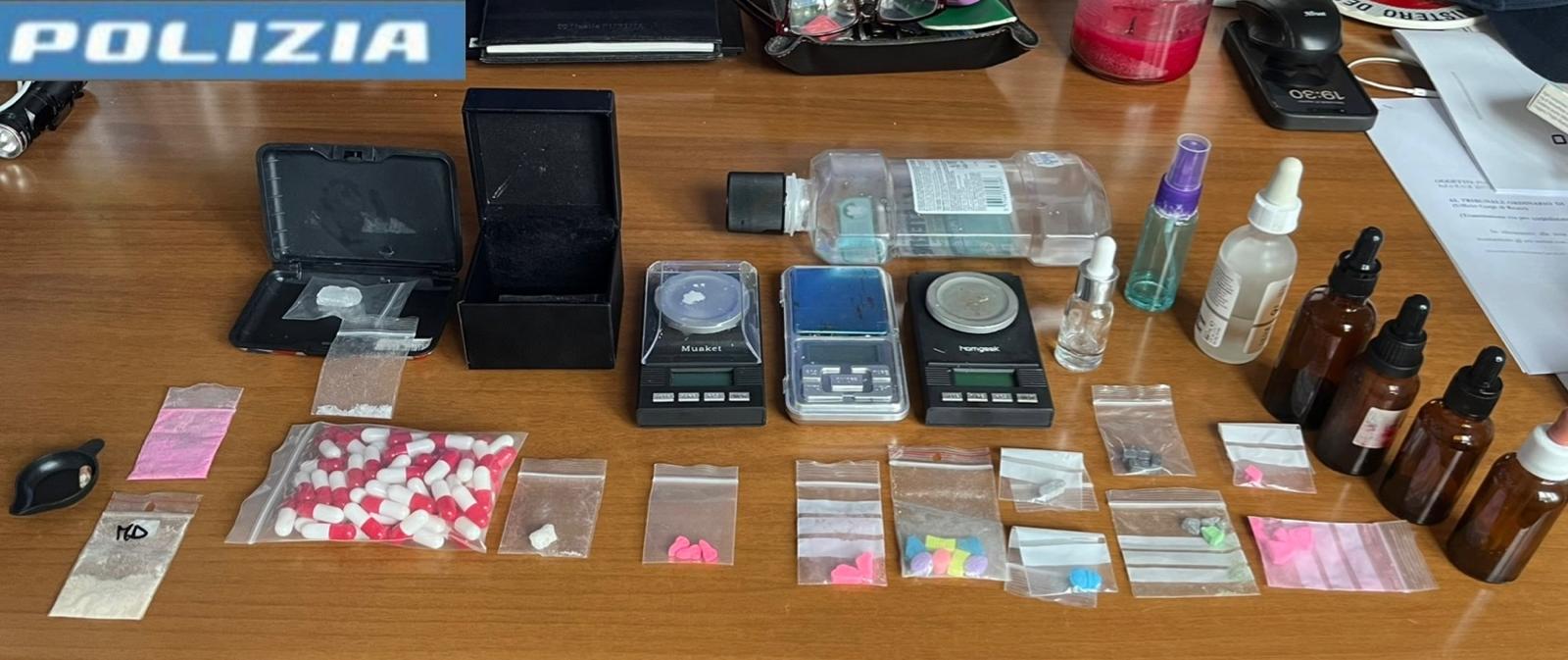 La ketamina per i locali notturni nascosta in una casa di Genneruxi: la Polizia arresta due persone