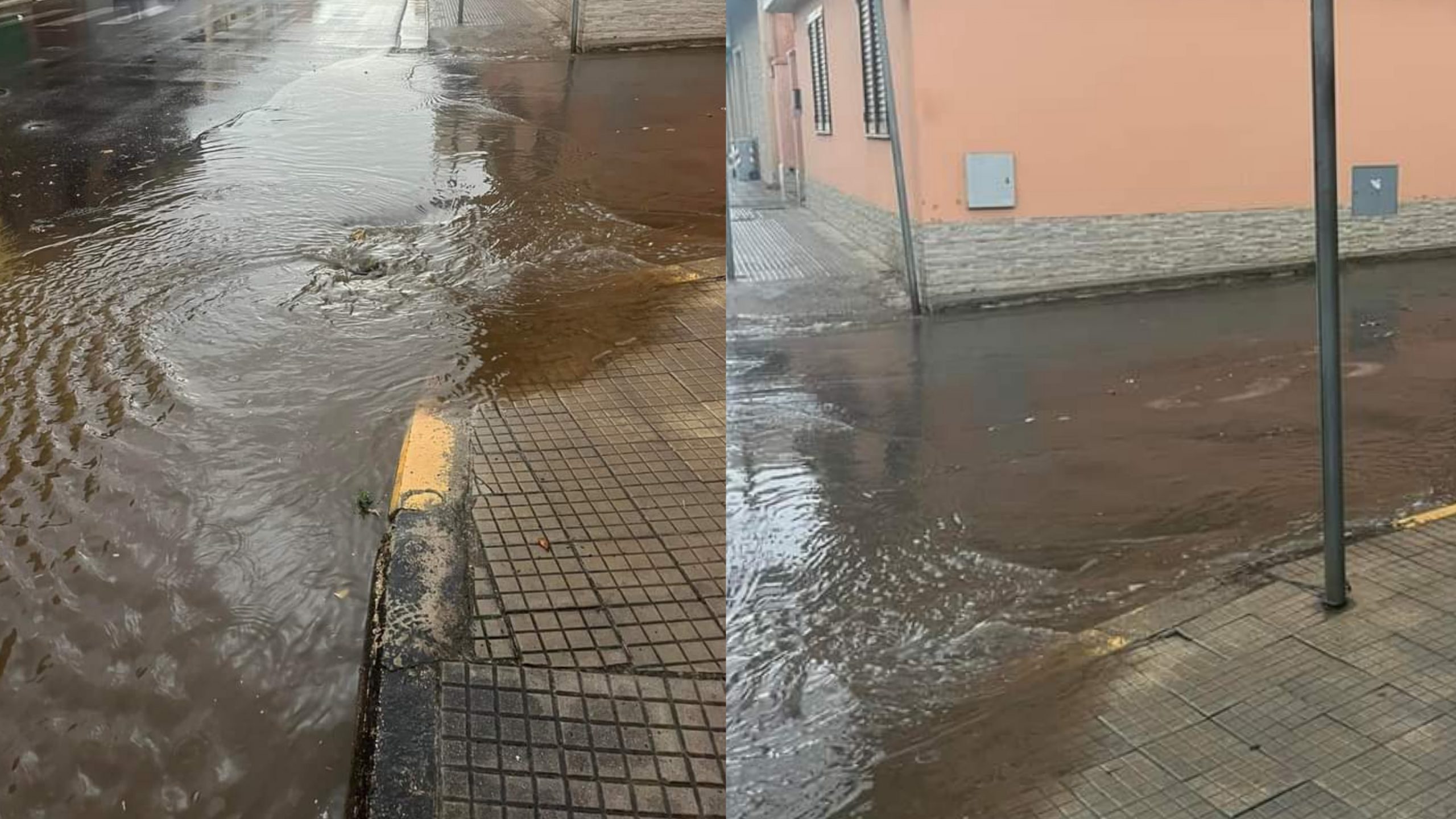 Cade la primissima pioggia e già si registrano grossi disagi a Sestu