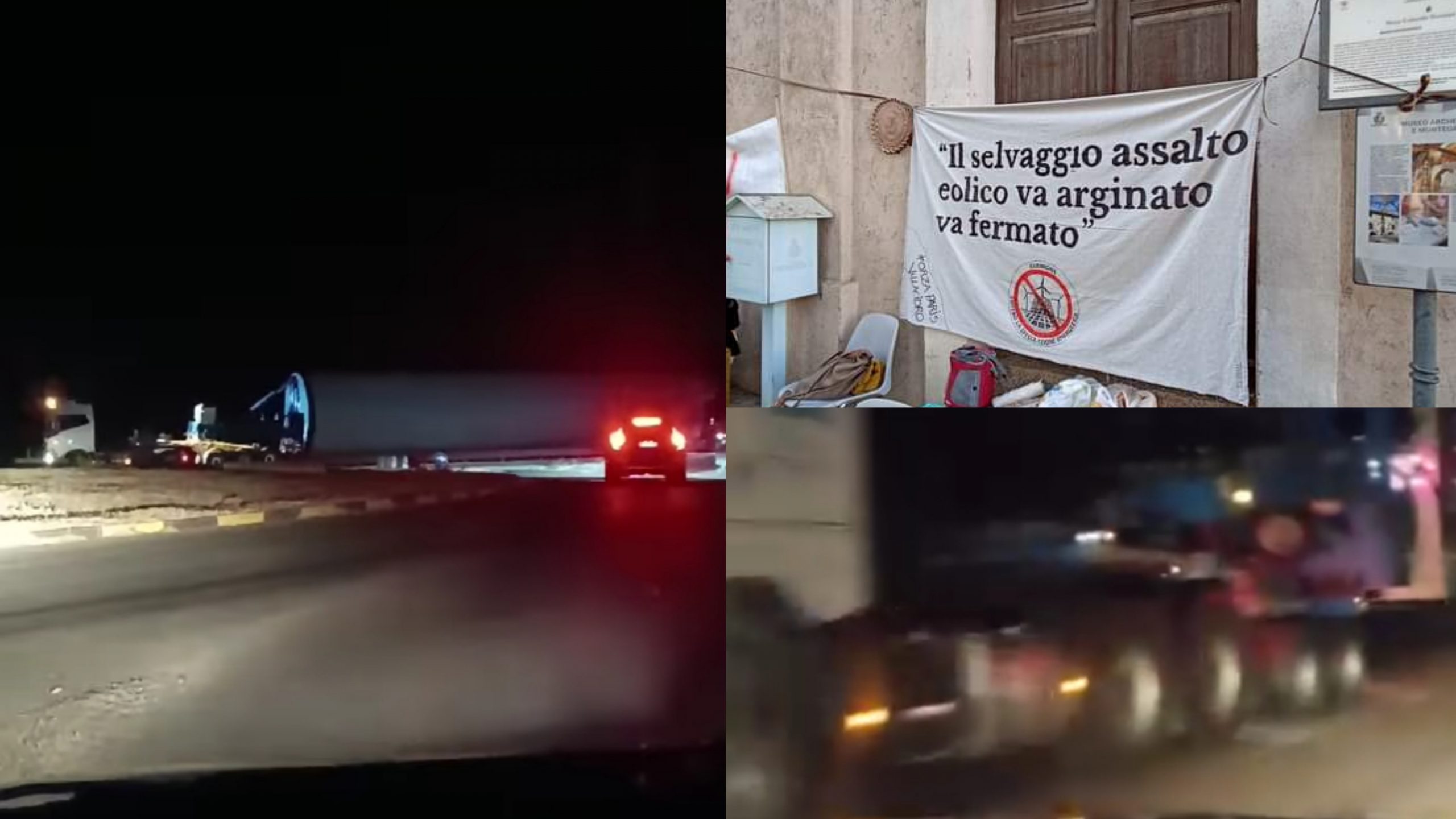 Samassi, la carovana delle pale eoliche prosegue: tir diretti a Santu Miali