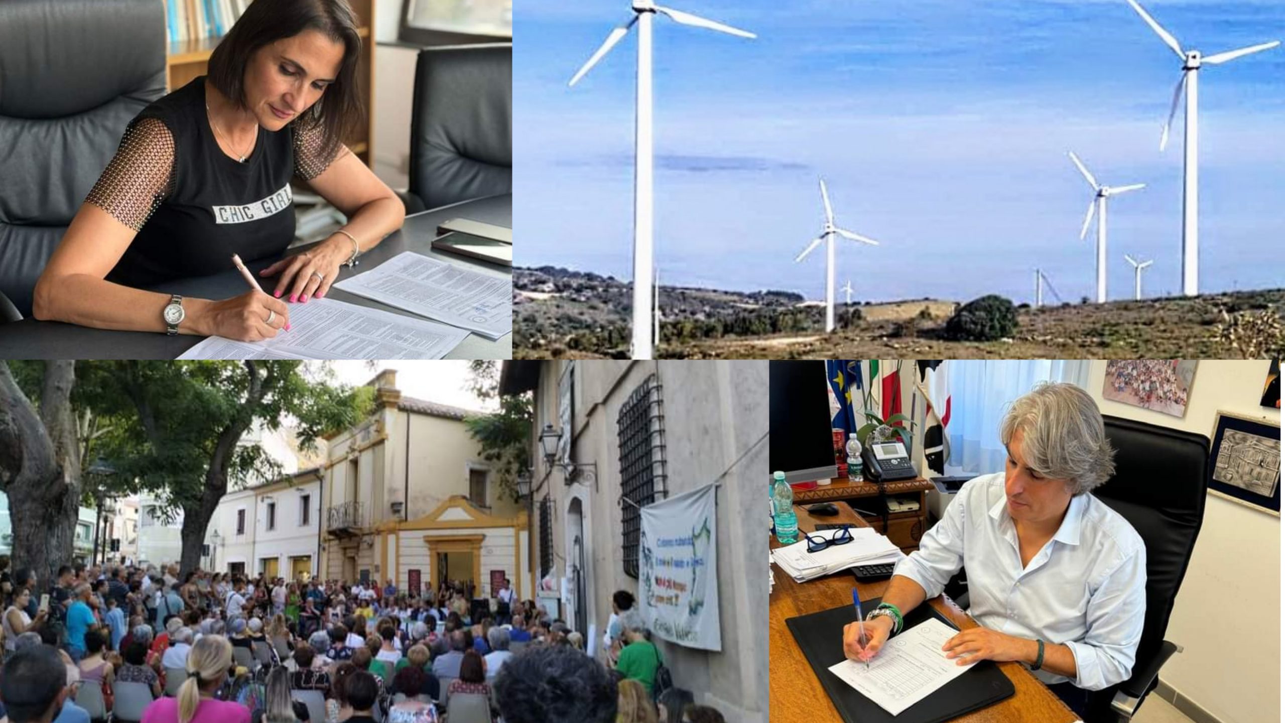 Il popolo sardo unito contro le pale eoliche: amministratori e cittadini contro le multinazionali