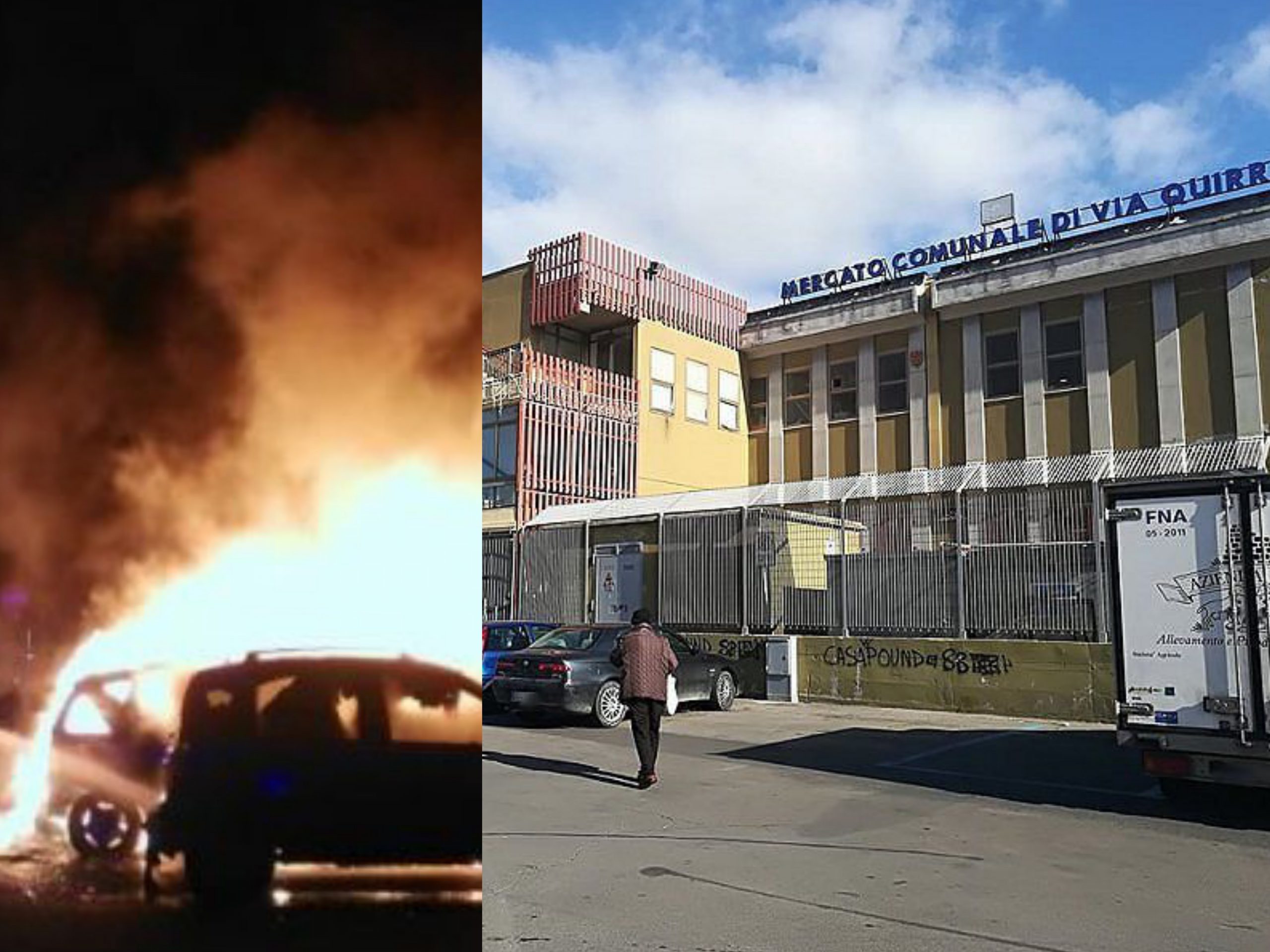 Cagliari, tensione alle stelle in via Quirra dopo un’auto incendiata: Zedda chiude il mercato per due giorni