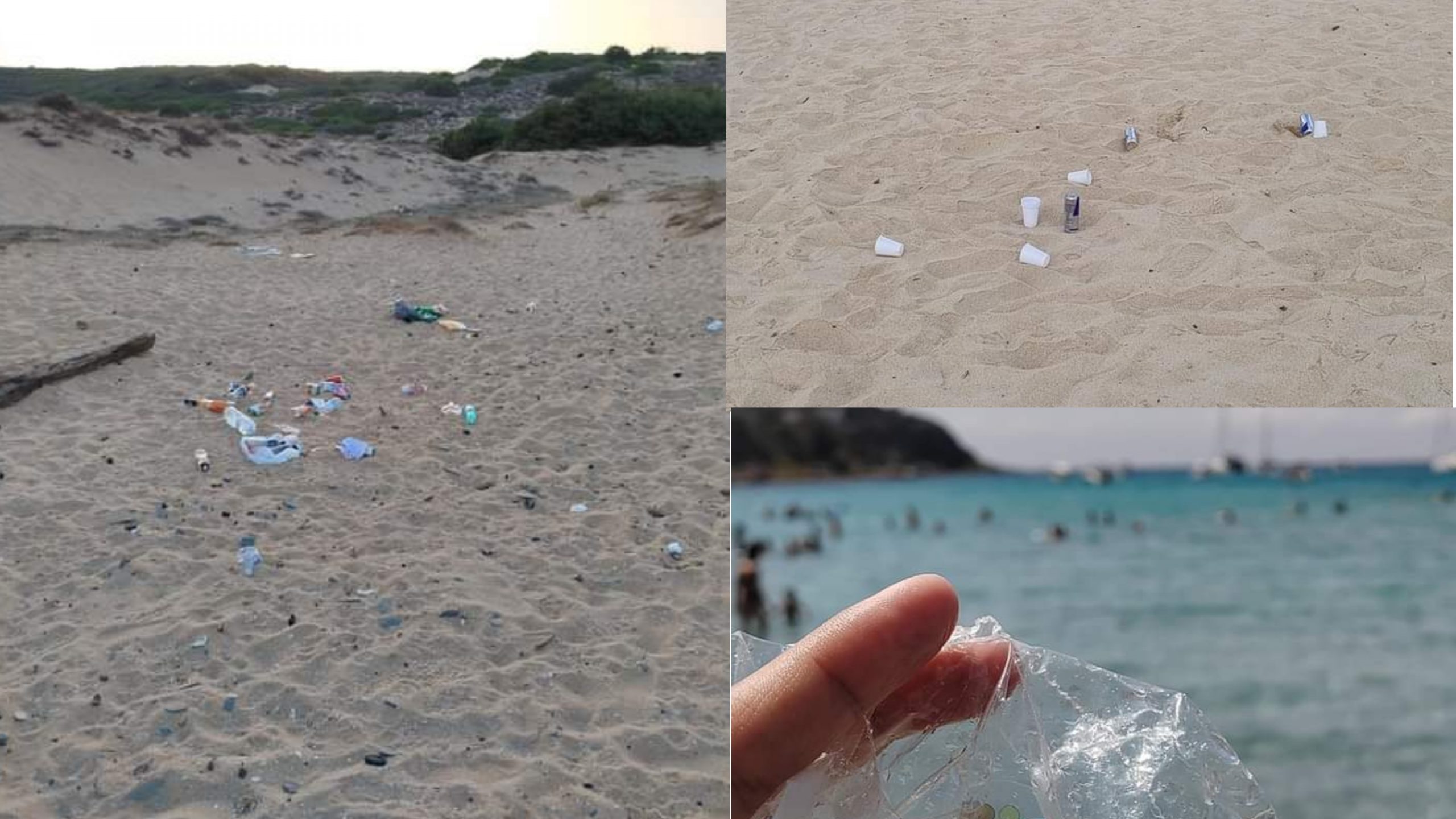 Party estivi cafoni in spiaggia: spazzatura a Torre delle Stelle e Torre dei Corsari