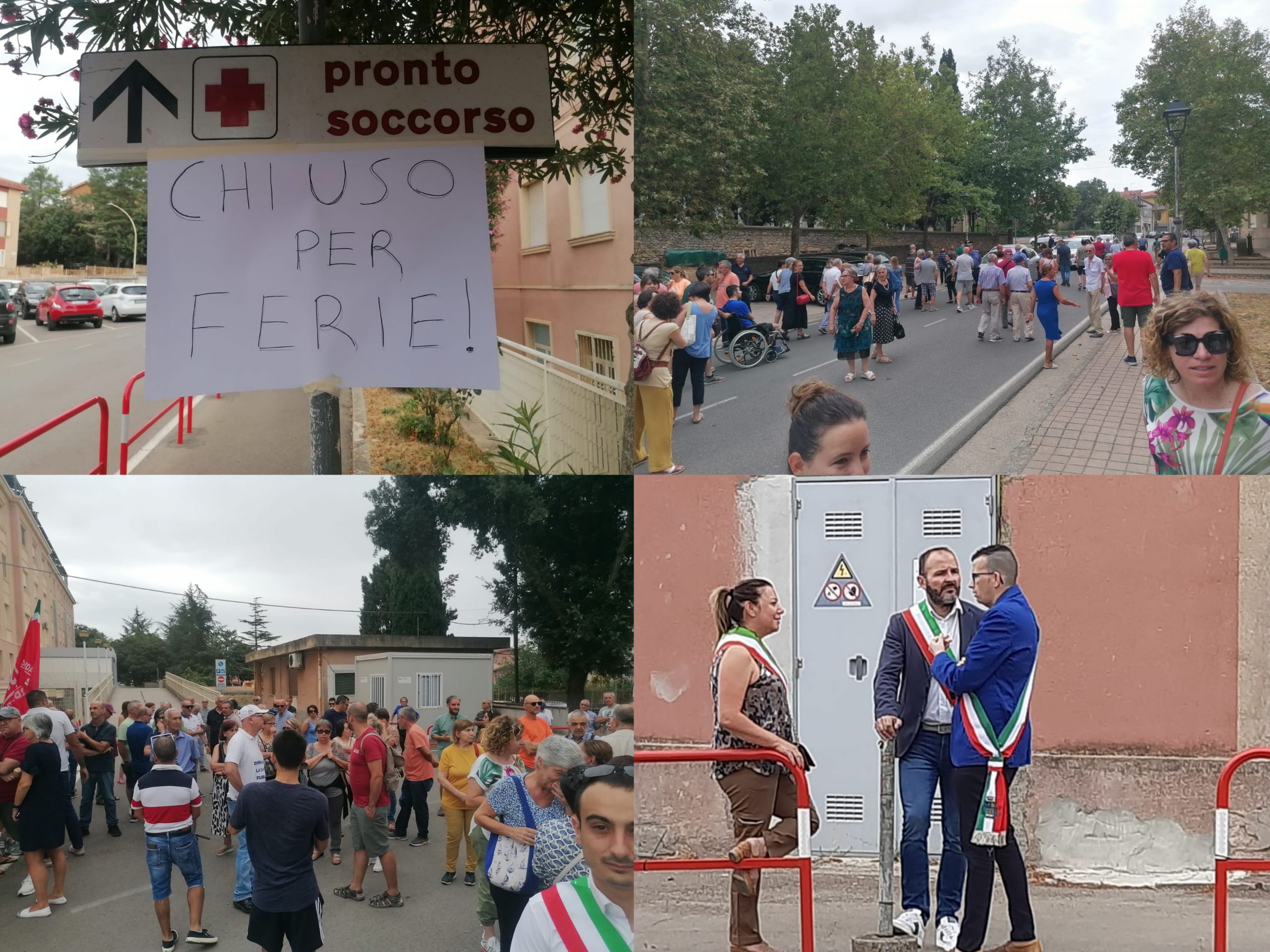 A Isili rabbia e strade bloccate per il pronto soccorso chiuso: “Vergognoso negare il diritto alla salute”