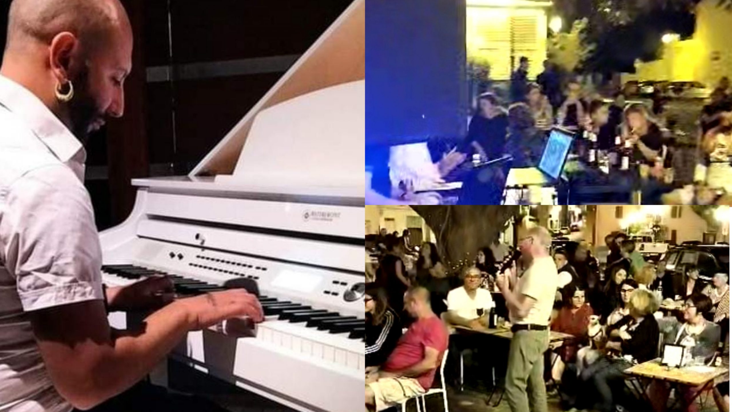 Serramanna: il venerdì si canta in piazza, decine di persone affollano il salotto buono per il karaoke