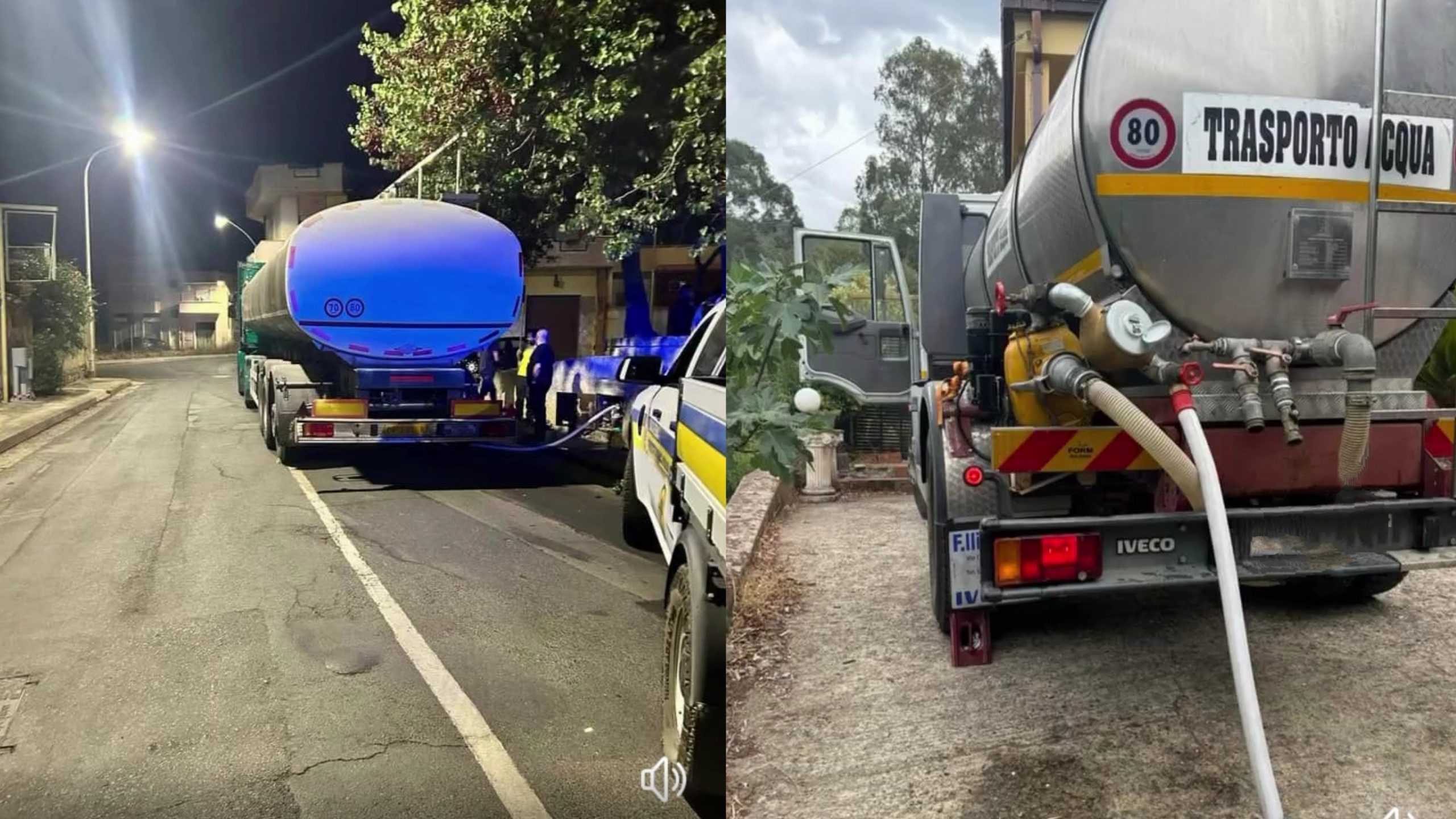 Sinnai, 100 mila litri d’acqua distribuiti in tre giorni