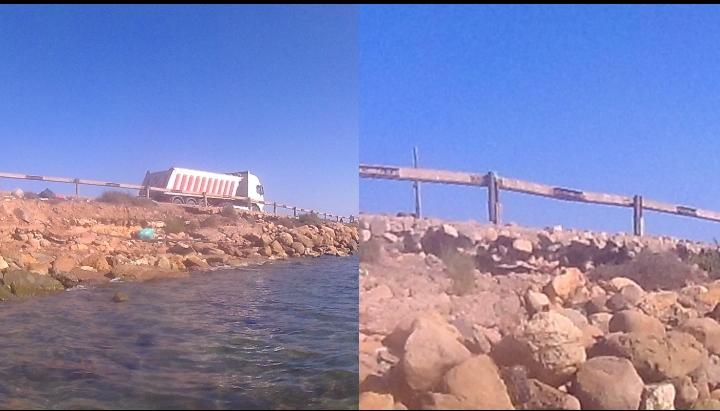 Capoterra, il mare sta erodendo anche la Sulcitana: asfalto in bilico