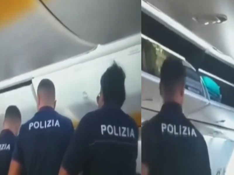 Cagliari, molesta i passeggeri sul volo Ryanair per Milano: ubriaco bloccato dalla polizia