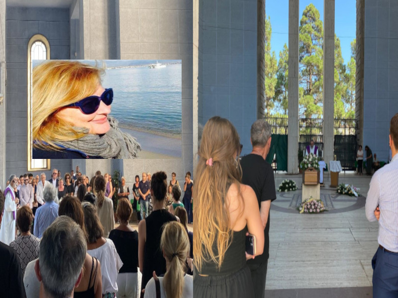 Fiori e lacrime, il commovente addio a Cagliari alla donna morta all’improvviso al Poetto