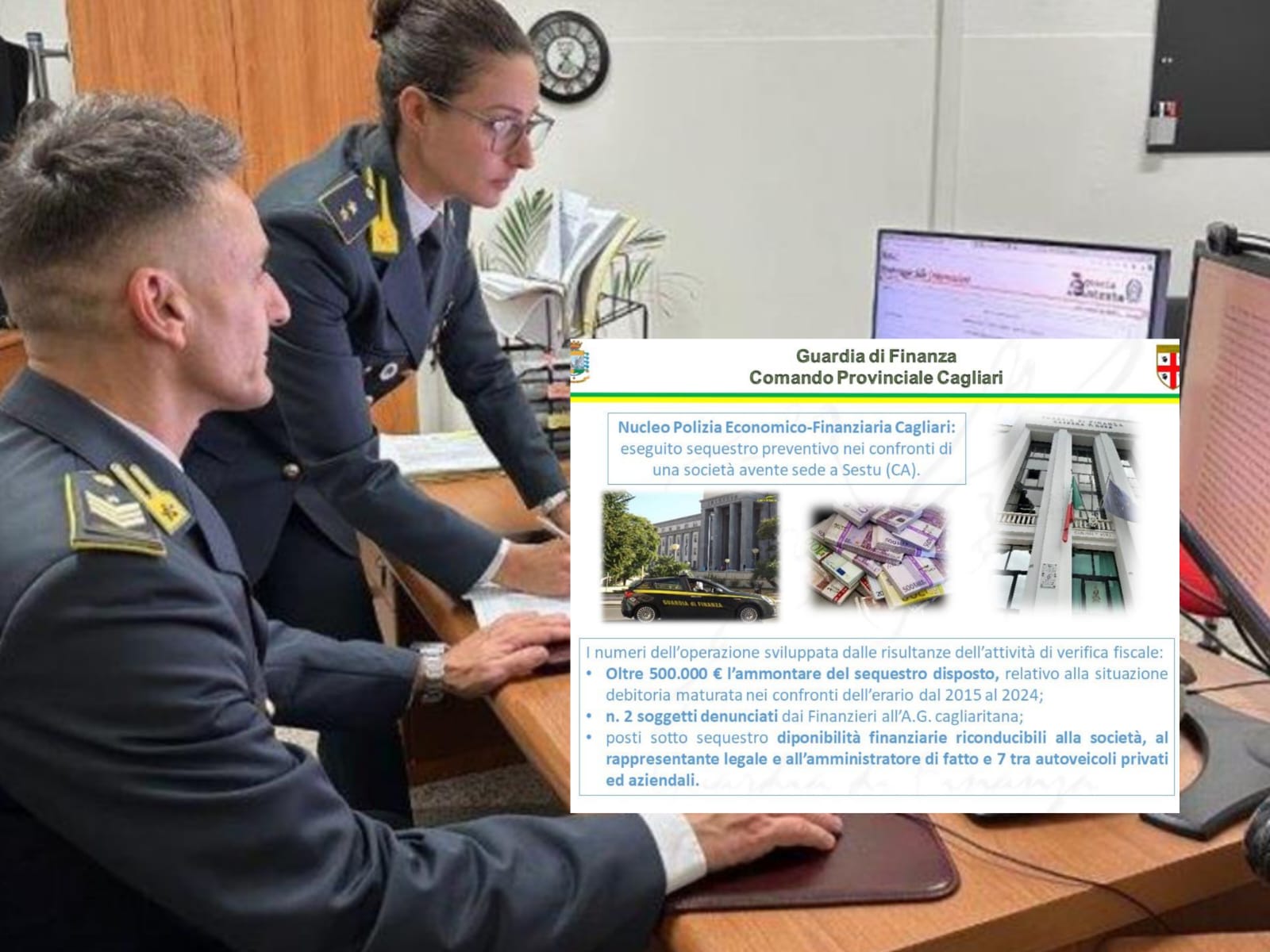 Debiti per 3 milioni e autoriciclaggio, maxi sequestro a Sestu a due imprenditori cinesi