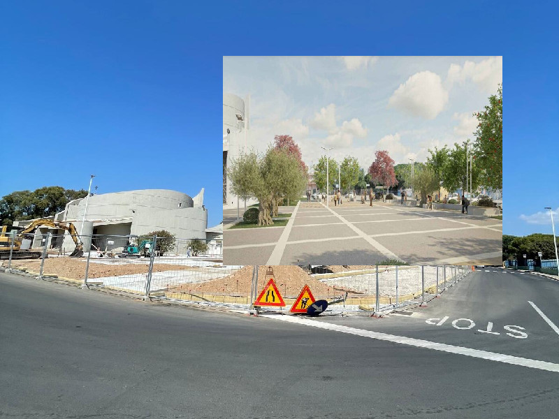 Alberi, luci a led e panchine col nuovo sagrato: a Quartu nuova piazza nel cuore di Flumini