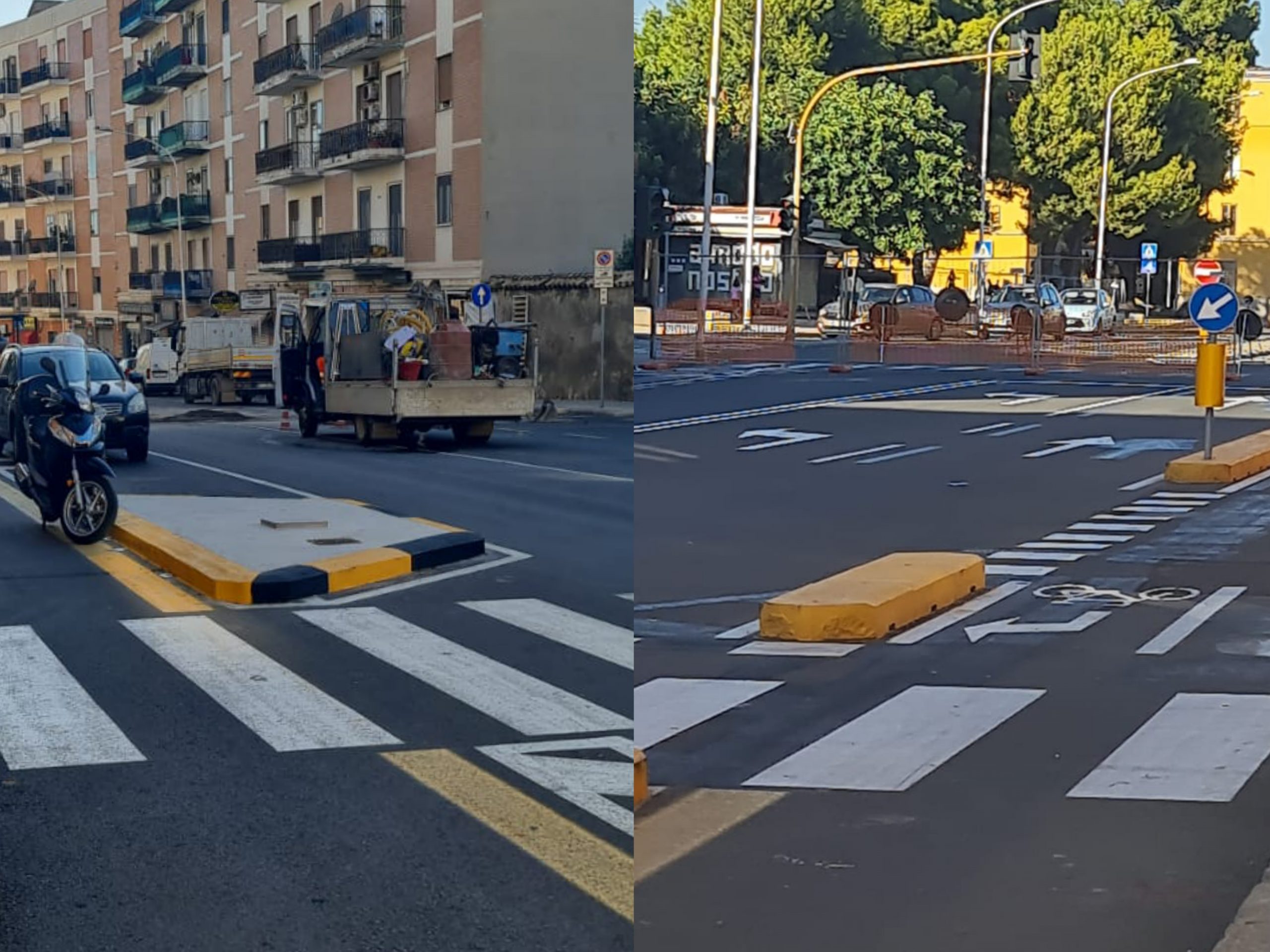 Cagliari, maxi perdita idrica in via San Michele: strada sbarrata e traffico ko