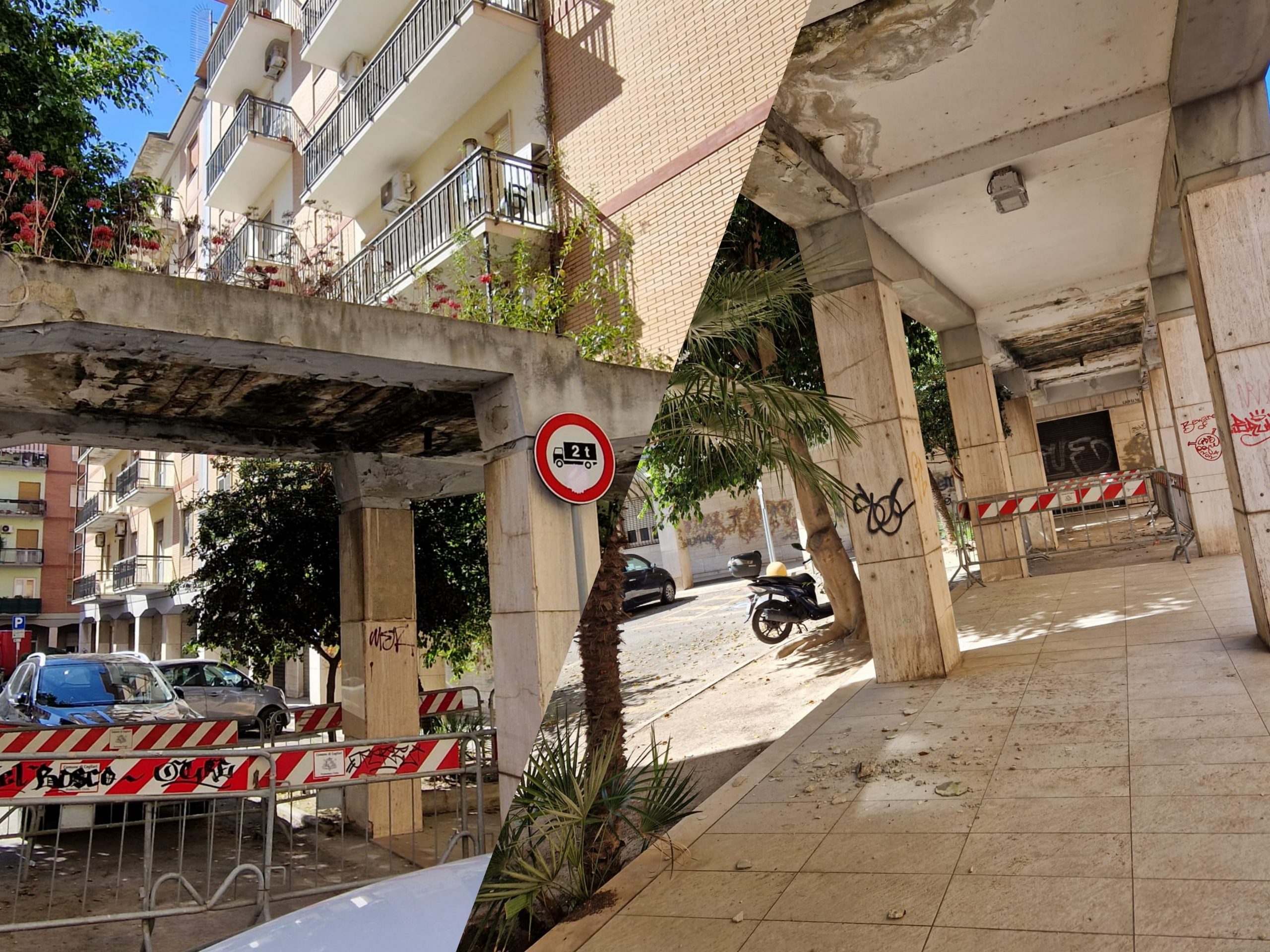 Cagliari, muffa e pioggia di calcinacci in via Pontano: “Così rischiamo la vita da dieci anni”