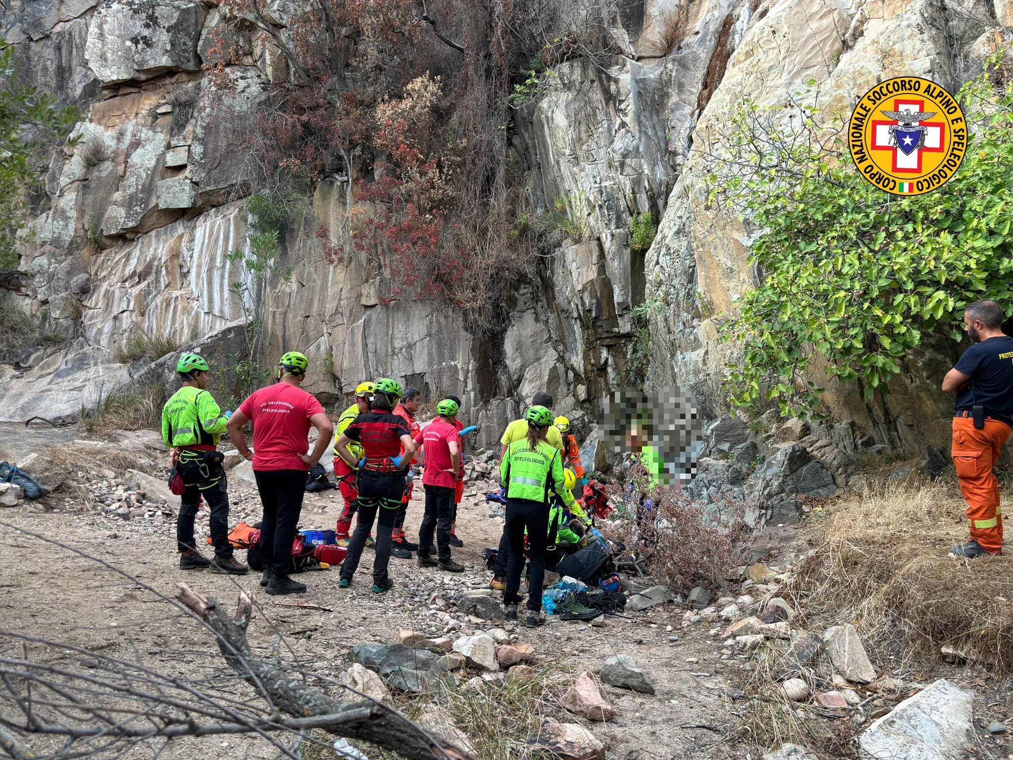 Maracalagonis, escursionista ferito soccorso dal Corpo alpino e speleologico