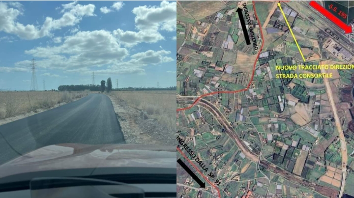 Capoterra, code addio: bitumato il percorso alternativo che porterà sulla consortile
