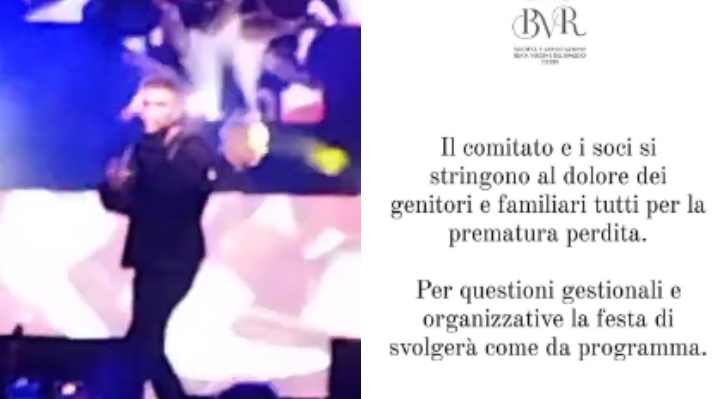 Il “momento del silenzio” a suon di musica, polemica per Fedez a Ozieri