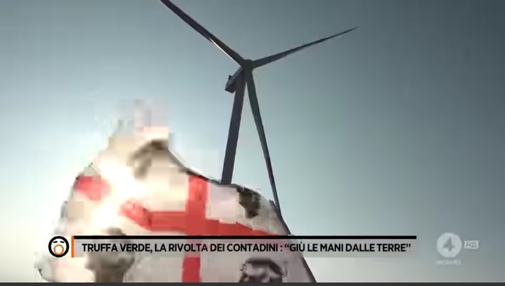 Le pale eoliche alla ribalta nazionale: “Fuori dal coro” a Villacidro