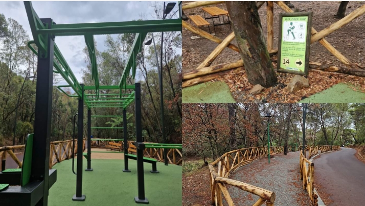 Sinnai, nuovo look per la storica pineta: attrezzi per lo sport all’aria aperta e punto ristoro