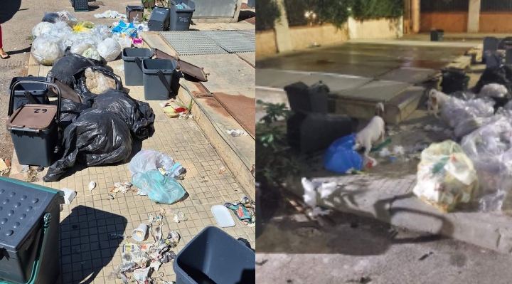 Capoterra, la zona residenziale come una discarica a cielo aperto