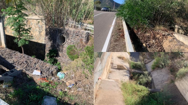 Capoterra, scoppia la polemica sulla pulizia dei canali: “Se piove molto siamo a rischio”