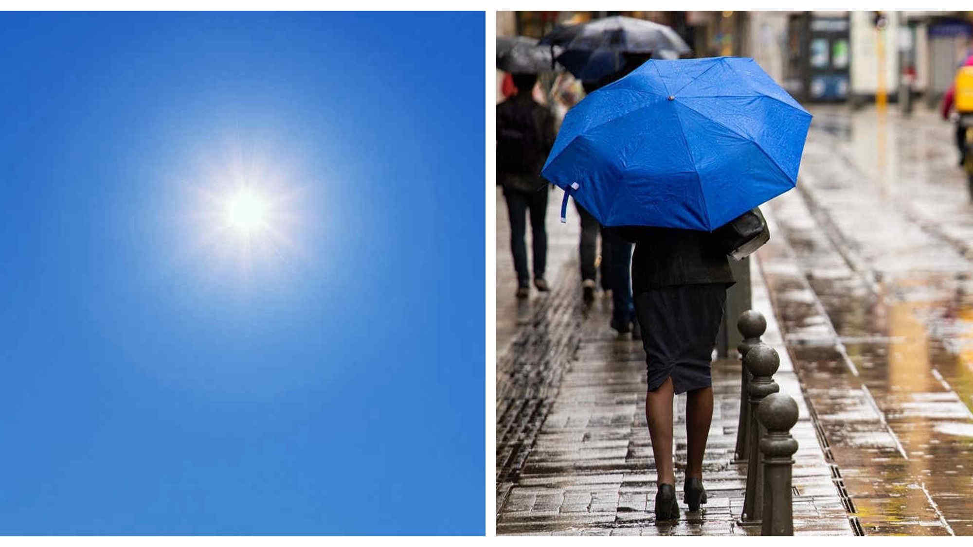 Meteo Casteddu, Sardegna divisa tra sole e pioggia: ombrelli aperti da Oristano a Olbia