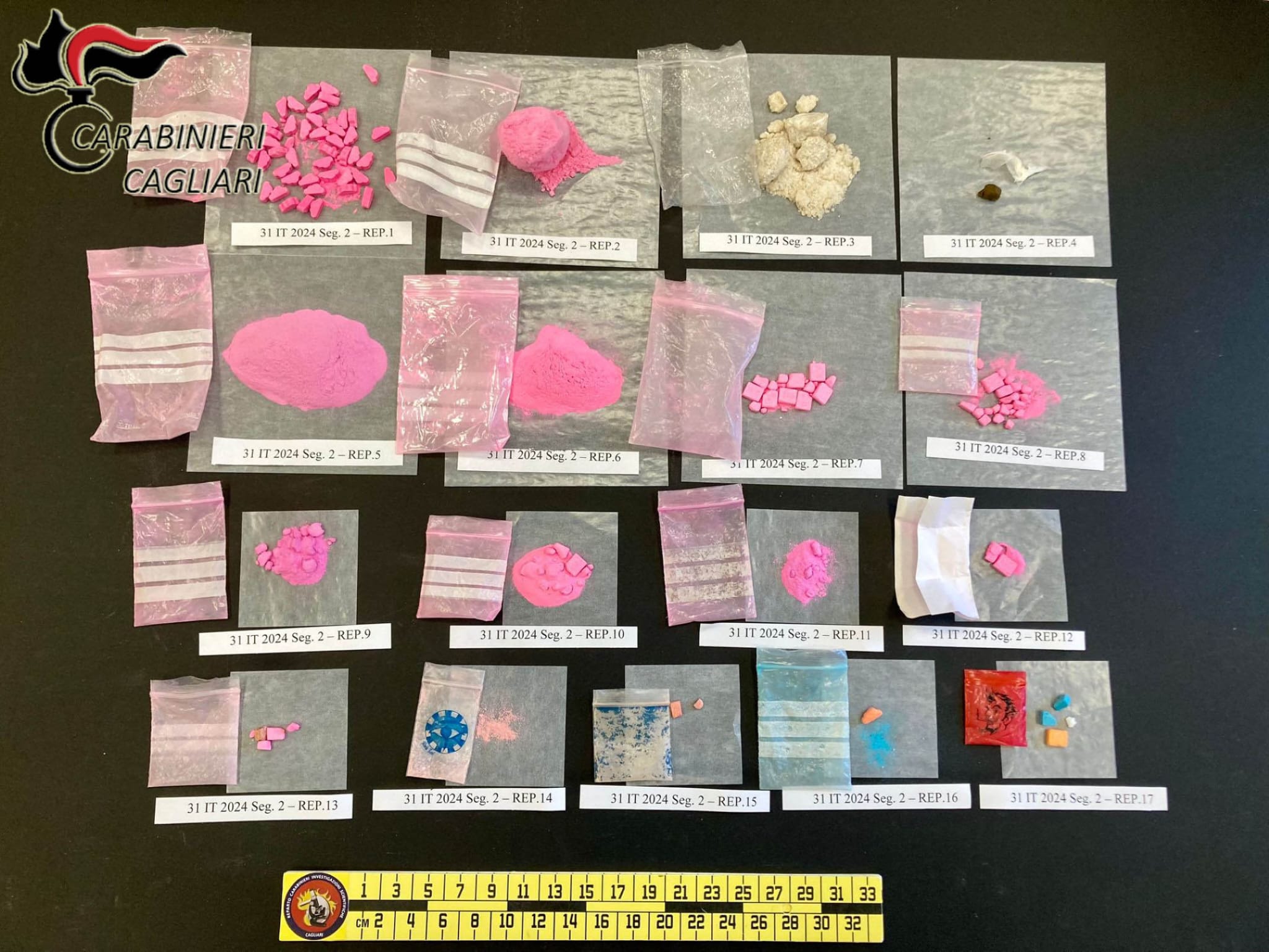 La nuova droga sbarca a Cagliari: pusher di 28 anni sorpreso con la cocaina rosa in una bomboletta spray