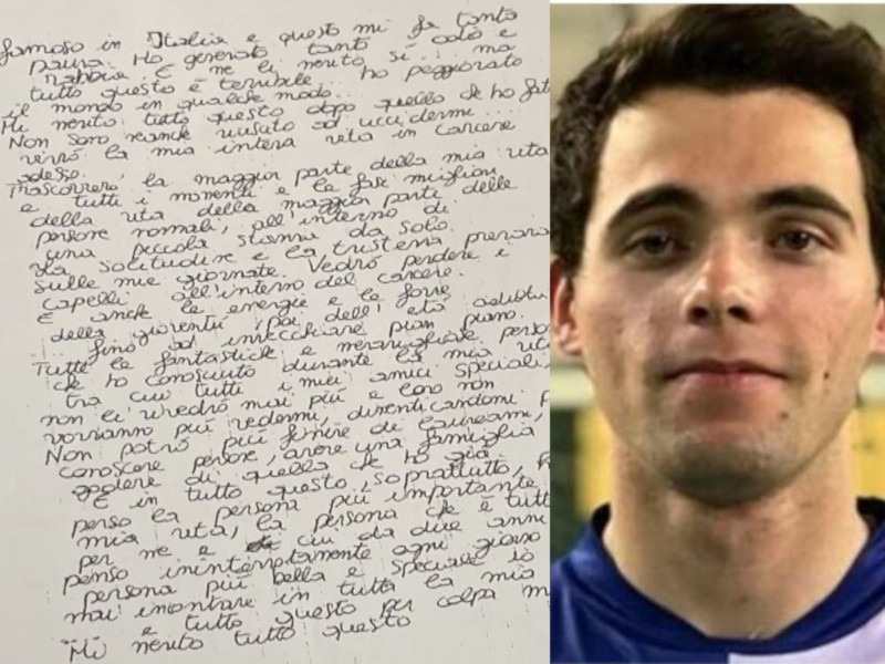 “Rinnegatemi, non c’è perdono”: Filippo Turetta scrive ai genitori, “Vorrei morire, ho perso la persona più importante della mia vita”