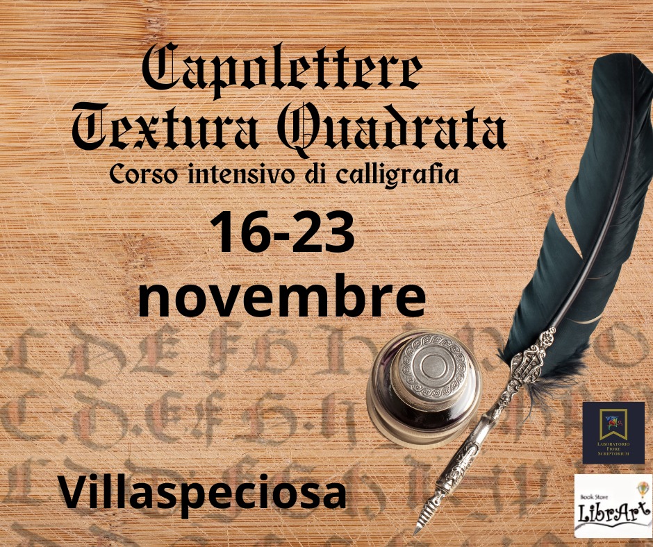 Calligrafia, l’eleganza delle capolettere in un corso dedicato a Villaspeciosa