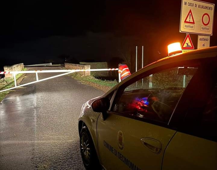 Decimomannu, chiuso il guado Bau Arena: “Livello dell’acqua salito in maniera preoccupante”