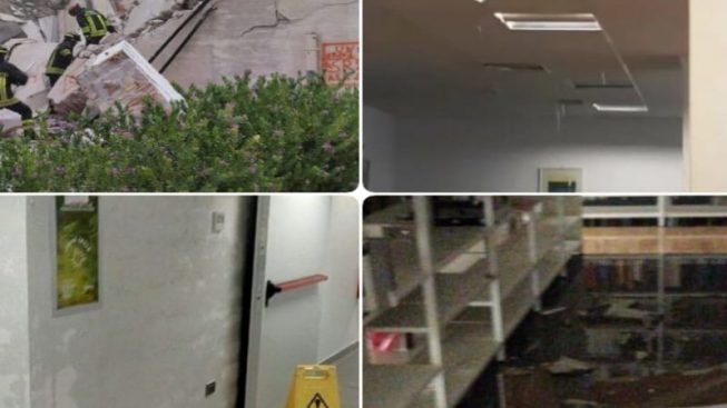 Cagliari, crolli incubo all’Università: “Non ci sono problemi strutturali”