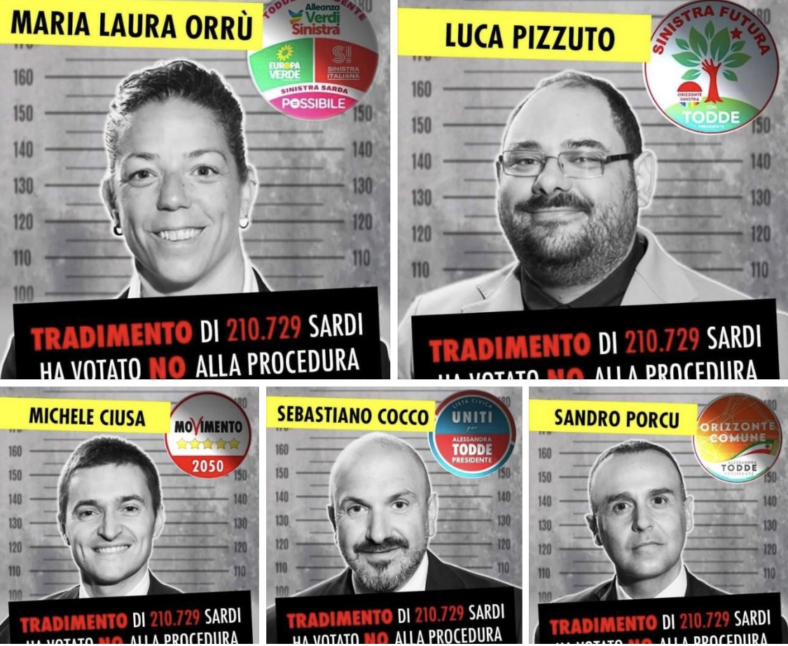 Rinnovabili, siamo alla violenza: i comitati alzano il tiro, minacce e foto segnaletiche dei consiglieri regionali