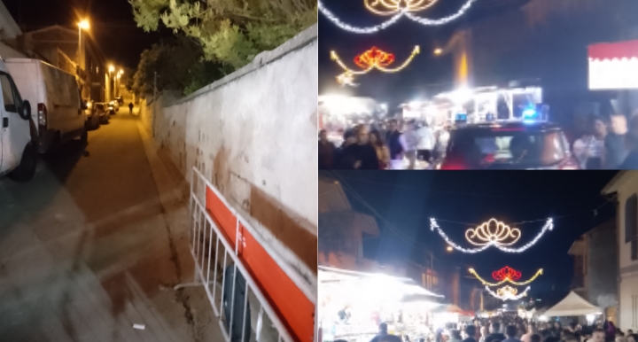 Serrenti, paura alla festa di Santa Vitalia: un’auto passa tra la folla e la transenna e travolge un ragazzo