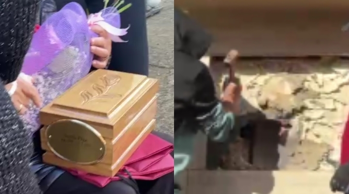 Monastir, martellate contro la lapide per tumulare la zia morta un mese fa