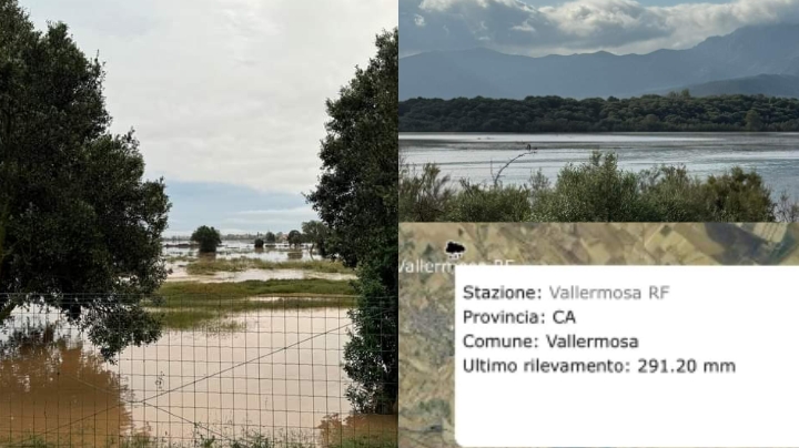 Uta, alla diga Genna Is Abis 5 metri di acqua in più in poche ore