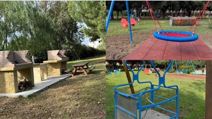 Decimomannu, due barbecue e un lavello per i picnic nel parco cittadino