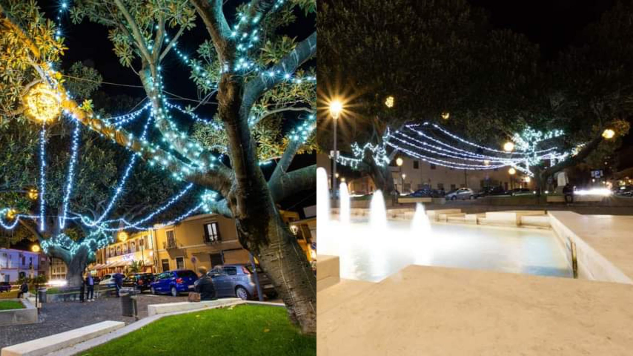 Sanluri, impazza la voglia del Natale: in piazza Porta Nuova luci e decorazioni