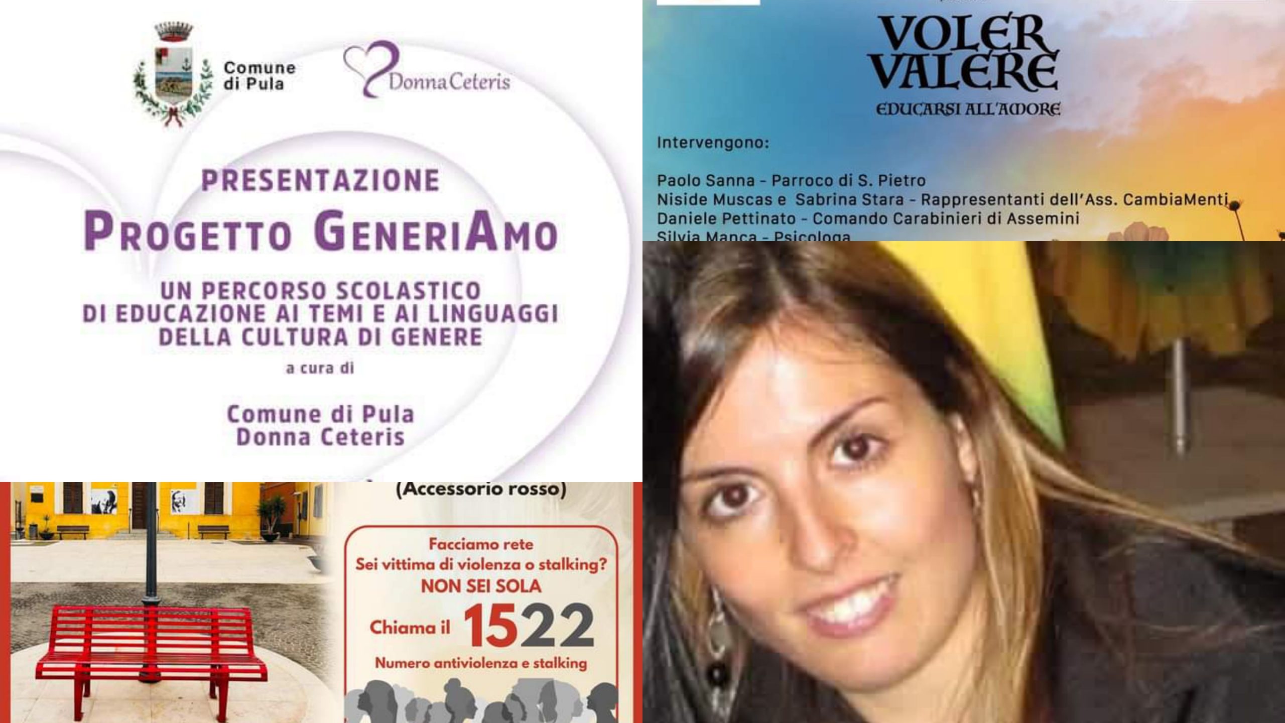 Un nastro rosso simbolico per dire no alla violenza contro le donne