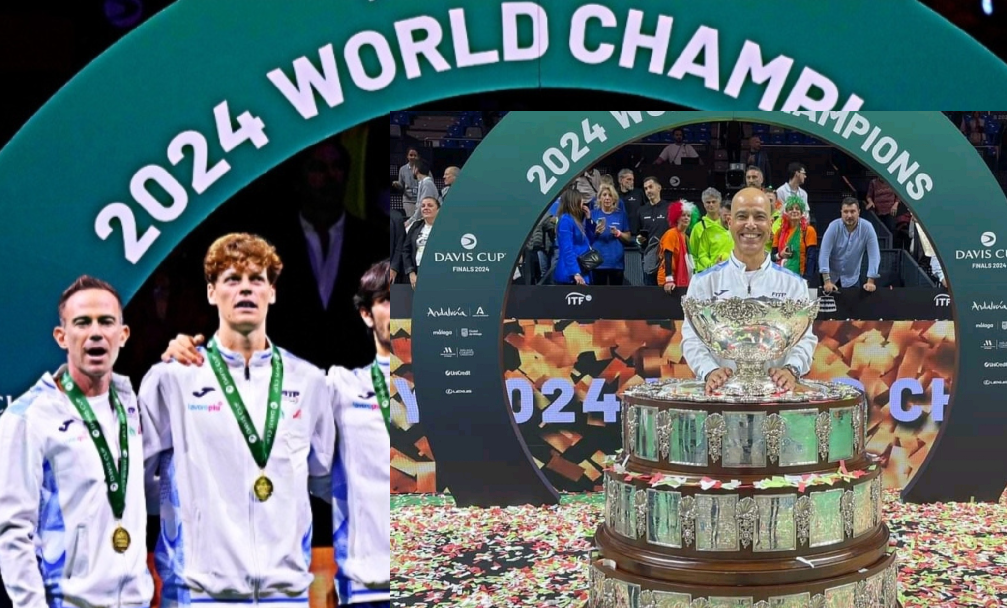 La Davis vinta anche dal cagliaritano Pierpaolo Jambo Melis, incordatore ufficiale: “Così preparo le racchette di Sinner”