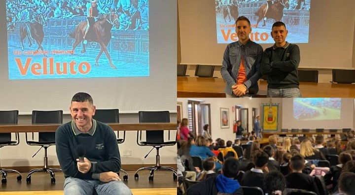 Silanus, il campione del palio di Siena in visita al suo amato paese