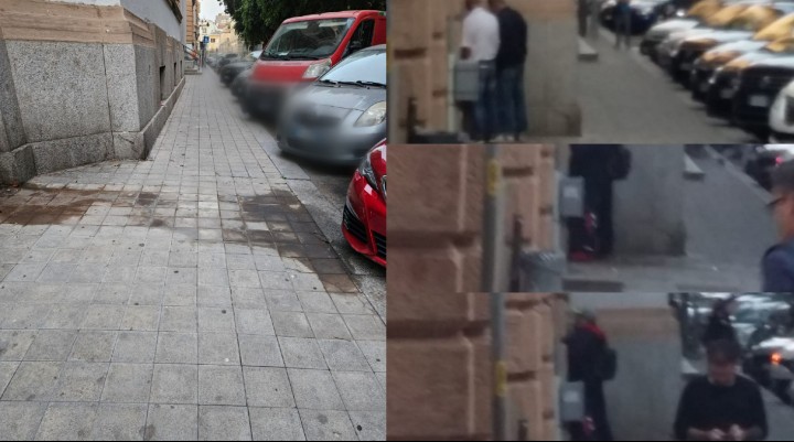 Cagliari, un fiume irrespirabile di urina accanto alle Poste di Piazza del Carmine: “Ennesimo sfregio alla città”